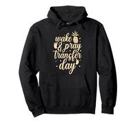 Wake & Pray Transfer Day IVF Mom IVF Dad Pineapple Pullover Hoodie