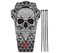 WAKE Road Bike Wings s Bicycle s Front Rear Tire Wheel Universal Mudguard Mountain Bike Mudguard Waterproof Durable PP Material 3K Twill Color Printing 272x156mm (F13 model)