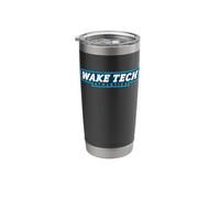 Wake Tech Eagles Type Logo Wake Tech Community College Stainless Steel Insulated Tumbler