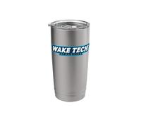 Wake Tech Eagles Type Logo Wake Tech Community College Stainless Steel Insulated Tumbler