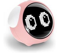 Wake-Up Alarm Clock with Vivid LED Facial Expressions, Volume Adjustable & Temperature Detection, Smart Features for a Personalized Experience