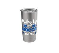 Wake up and Bocce Ball Now - Bocce Ball Stainless Steel Insulated Tumbler