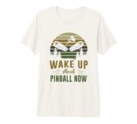 Wake up and Pinball Now - Pinball Premium T-Shirt