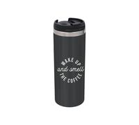 Wake Up And Smell The Coffee Stainless Steel Travel Mug