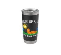 Wake Up Sluts It's Time to Sin, Funny Animal Meme Stainless Steel Insulated Tumbler