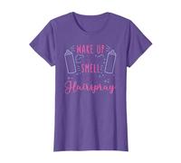 Wake up & Smell The Hairspray - Humor Hair Stylist Quote T-Shirt