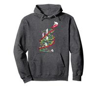 Wakeboard, Wakeskate Lifestyle Evolution DNA RNA Vintage Pullover Hoodie, Adult Unisex, Dark Heather Grey, X-Large