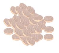 Wakects 100Pcs Blank Wood Discs,Wooden Circles for Crafts, DIY Wood Cutouts for Decorative Projects, Engaging Activity for Children, Ideal for Various Projects with Bulk Supply (3cm)