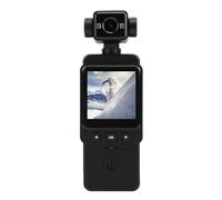 Wakects 1080P Vlogging Camera, Video Camera Camcorder with Electronic Stabilization 270° 360° Lens Rotation Wide Angle Lens 1.53 Inch Screen for Smartphone Transfer