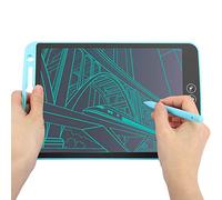 Wakects 10in Partially Erasable LCD Writing Pad ABS Monochrome Handwriting Board with Pressure Sensing Lock Screen CR2025 Battery for Children Kid Drawing Learning (#2)