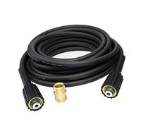 Wakects 10m High Pressure Washer Hose Extension 1/4" Reinforced Braided Pressure Washer Accessories with M22 Male Coupling