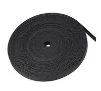 Wakects 10mm Width Rubber Synchronous Timing Belt, High Wear, Excellent Processing Quality, Made of Rubber Material for 3D Printers with, Versatile Use for Conveyors, Mining Equipment, (10m / 32.8ft)