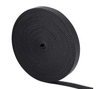 Wakects 10mm Width Rubber Synchronous Timing Belt, High Wear, Excellent Processing Quality, Made of Rubber Material for 3D Printers with, Versatile Use for Conveyors, Mining Equipment, (5m / 16.4ft)