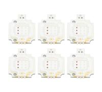 Wakects 10W COB Light Panel RGB Copper COB Light Emitter 10Pcs Integrated Lamp Beads for DIY Lighting Stage Display Plant Lamp and Billboard Projects