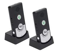 Wakects 2 Way Voice Intercom, 2 Pack Wireless Intercom Doorbell System Units 1000m Open Area 20-50m Through Wall for Home Office Lab