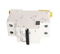 Wakects 2P Circuit Breaker, PA66 Miniature Circuit Breaker AC400V 500VAC Insulation, Short Overload Protection, DIN Rail Air Switch for Panels Homes Workshops (63A)