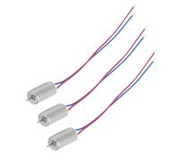 Wakects 3.7V 21800rpm Coreless Motor, Small Size 6x12mm, 5pcs for Aircraft Model Toy Quadcopter Controls, Versatile Motor with High Speed and Low Noise, Long Service Time with Low Power