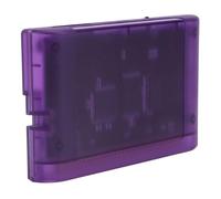 Wakects 3000 in 1 Game Card for Mega Drive, Transparent Game Cassette with 8GB Memory Card Supports MD1 MD2 MD3 CD X 32X Original Consoles FAT FAT16 FAT32 File Systems (Translucent Purple)