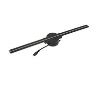 Wakects 3D Hologram Fan, 2000x224 Resolution Holographic Fan WiFi Hologram Projector Adjustable Angle Brightness with 224 LED Light Beads for Windows 10 Store Bar (UK Plug 100-240V)