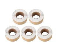 Wakects 4000Pcs Kraft Brown Labels, Blank Self Adhesive Stickers, Writable Kraft Paper 1.5 X 2.5 Cm, Rolls for Mason Jars Bottles Gift Wrapping Food Storage Crafts