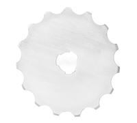 Wakects 45mm Crochet Edge Rotary Cutter Blades, Pack of 5 High-speed Steel Blades for Paper, Fabric, Crafts, with Manual and Electric Cutter Replacement