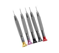 Wakects 5Pcs Watch Screwdriver Set Small Screwdrivers Watchmakers High Carbon Steel Precise Watch Movement Screwdriver Small Screwdrivers Set for Watch Eyeglasses Jewelry