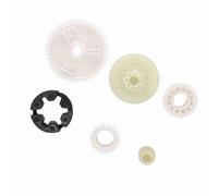 Wakects 6 Pcs Window Regulator Motor Gear Kit Replacement with Metal Intermediate Gear for 3 5 CX-7 CX-9 RX-8