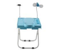 Wakects Adjustable Pedicure Foot Rest Non Slip Led Magnifier