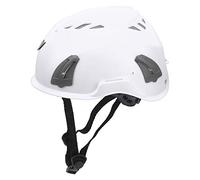 Wakects Adjustable Rock Climbing Helmet, PP+EPP Shock Absorption, Head Guard Helmet Mountaineering Helmet for Mountaineering & Climbing (White)