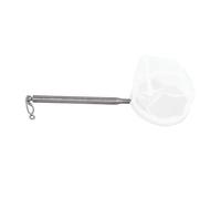 Wakects Adjustable Telescopic Handle, Stainless Steel Aquarium Fine Mesh Fish Net Extendable Fish Net, Retractable Handle for Shrimp and Small, Ideal for Catching with Durable
