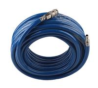 Wakects Air Hose 15M PVC Compressor Air Hose 3 Layer Reinforced High Pressure 20 Bar Quick Connector Flexible Line for Pneumatic Tools Compressors Workshop Use