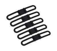Wakects Bike Silicone Band, 5Pcs Multipurpose Cycling Bike Silicone Fixed Strap Bandage, Phone Holder, Handlebar Strap