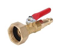 Wakects Brass Winterize Blowout Adapter, Efficient Winterization Solution, Compact Storage Option for Blowing Out Water to Hose, Sprinkler Systems RV (Female)