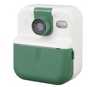 Wakects Camera Instant Print 48MP Photo 1080P Video Portable Travel Camera with IPS Screen 1200mAh Battery Rotating Lens for Kids Family Outdoor Activities ABS 2.4 Inch Display (Green)