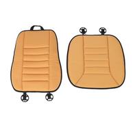 Wakects Car Seat Cushion, Front Car Seat Cover Memory Foam Car Seat Protector Universal Front Car Seat Cover Car Seat Back Support for Trucks SUV Office Chair (Orange)