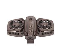 Wakects Cell Phone Cooling Fan, Intelligent Energy Saving ABS and Aluminum Alloy Great Heat Dissipation Dual Core Semiconductor Phone Cooler for Playing Games