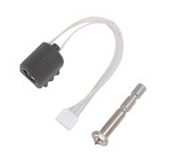 Wakects Ceramic Heating Block Kit, High Speed Printing Protective Ceramic Hotend Kit with 0.4mm Hardened Steel Nozzle for Industrial
