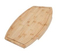 Wakects Cutting Board Maximizes Kitchen Space, Eco Materials, Built in Slot Design, Simple Maintenance 3 Ways Use, for Small Kitchens, with Slot Design (Irregular Shape)