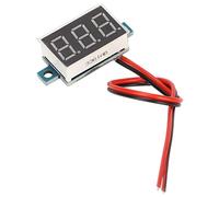Wakects DC 4-40V LED Digital Voltmeter, 0.36in Display (Blue)
