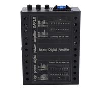 Wakects DC12V Car Amplifier Car DSP Amplifier Stereo 4CH X 50W High Stability 2/4 Ohm Stable Class AB 96dB SNR Adjustable Bass Treble with Volume Control for Sound