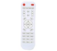 Wakects DC3V Projector Remote Controller Replacement, ABS Remote Control for Projector with 10m Range ABS White