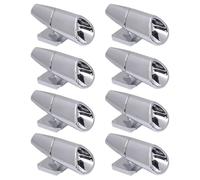 Wakects Deer Warning Whistles, 8 Pack Abs Vehicle Sound (Silver) | Abs Material, 35 Mph Activation, 1/4 Mile Wildlife Alert, Adhesive, Animal Alert Device, Fit