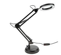 Wakects Desk Lamp, Swing Arm Table Lamp, Eye-Care Table Lamp, Office Task Lamp LED Light for Reading with USB Interface for Bedroom Study Room Office 10.6x11.4x2.8inch