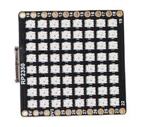 Wakects Development Board, PCB RGB Development Board with 8x8 LED, RP2350 Dual Core 150MHz, 16MB Flash 6 Axis IMU Type C for Coding Learning Projects