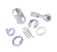 Wakects Door Lock Repair, Durable Front Left Right Metal Lock Cylinder Repair 7Pcs/Set for Car Replacement for IV 4 Type 1J1 MK4 1997-2005