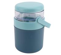 Wakects Dual Compartment Versatility Food Jar, Optimal Temperature Retention, Multiple Ways of Carrying, Leak Proof, Insulated Food Jar for Hot Food with Snack Box