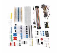 Wakects Electronics Component Kit Starter Fun Assortment 830 Tie Points Breadboard Resistor Capacitor Diode Module for R3 Development Board Beginner Programming Learning
