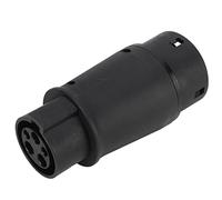 Wakects EV Charging Adapter Type 1 to Type 2 EV Adapter Charging Connector 16A 32A 240V 7.2KW IP54 with UL94 V 0 Thermoplastic for Electric Vehicles