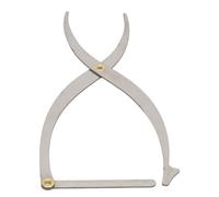 Wakects Eyebrow Stencil Ruler Eyebrow Mapping Ruler Brow Measuring Caliper 3 Point Positioning Golden Ratio Symmetrical Stainless Steel Satin Finish with Compact Size for Permanent (Silver)