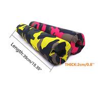 Wakects Fitness Barbell Squat Pad, Heavy Duty Foam Support for Comfort, Weight Distribution and Stability for Squats and Hip Thrusts (Yellow)